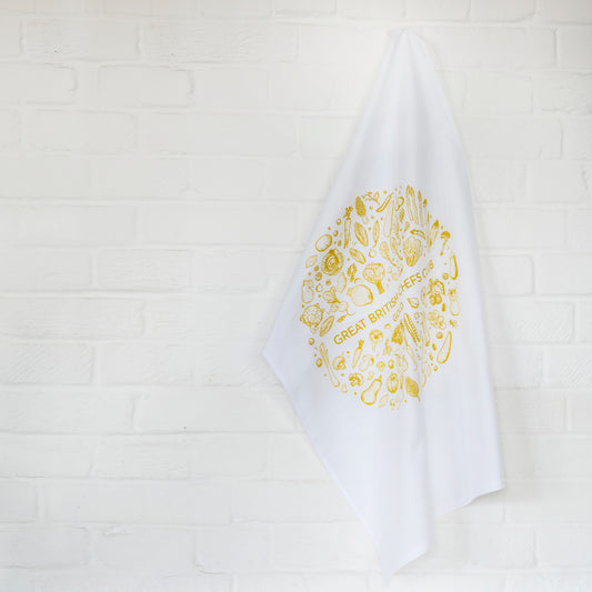 Gold Tea Towel