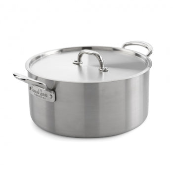 Classic 26cm Stainless Steel Triply Casserole Pan&Lid 5.0LT From Samuel Groves